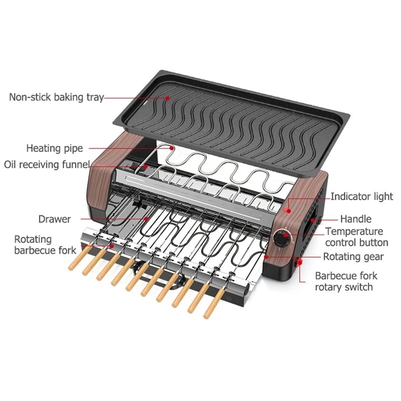 Home Cooking For Dogs - Macchina per Barbecue Domestica Automatica Senza
