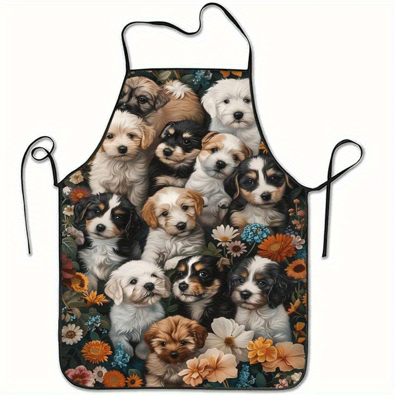 Home Cooking For Dogs - Grembiule da Cucina Unisex con Motivo