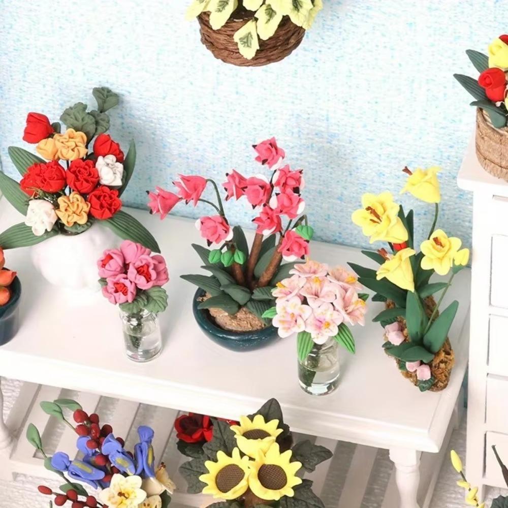 Tagine Clay Pot - Vasi da fiori in miniatura Scena