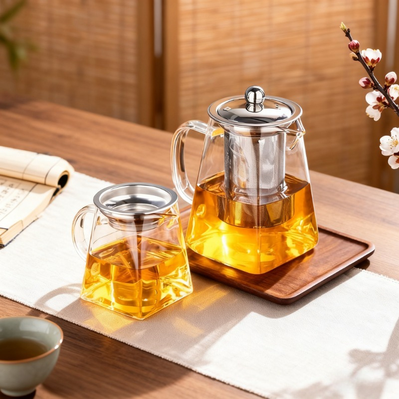 Home Cooking Appliances - Teiera in vetro con infusore Set