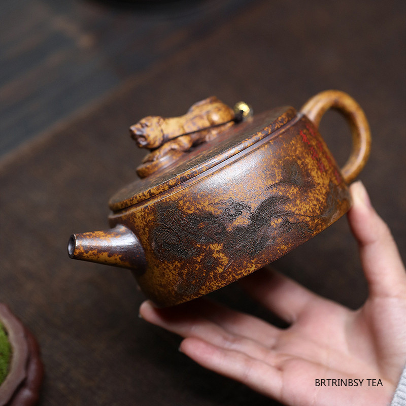 Tagine Clay Pot - Teiera cinese Yixing in argilla viola