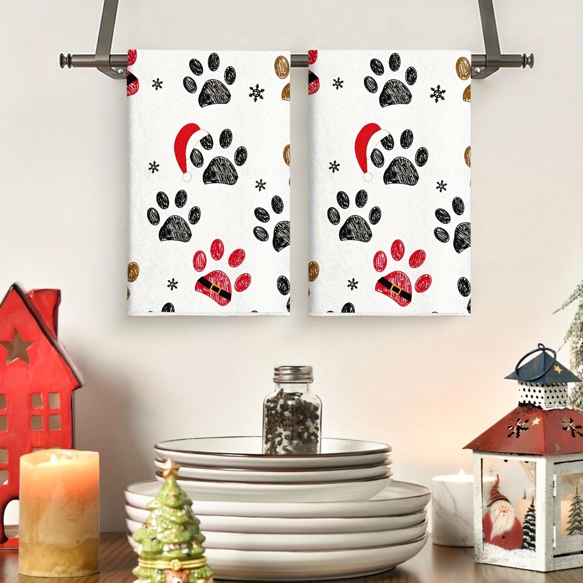 2 pezzi, asciugamani da cucina - Home Cooking For Dogs recensione e prezzo